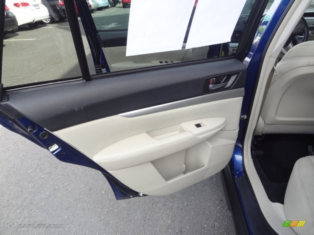 2010 Subaru Outback 2.5i Premium Wagon Warm Ivory Door Panel Photo #80987774