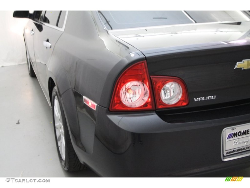 2008 Malibu LTZ Sedan - Dark Gray Metallic / Cocoa/Cashmere Beige photo #9
