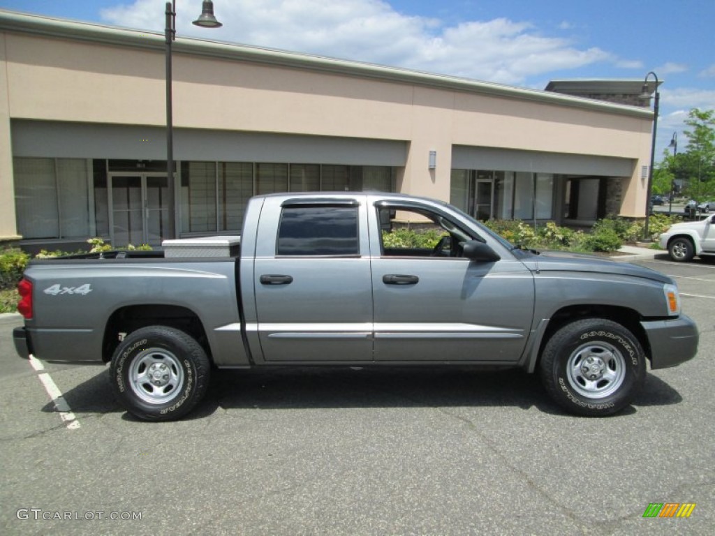 Mineral Gray Metallic 2005 Dodge Dakota SLT Quad Cab 4x4 Exterior Photo #80989316