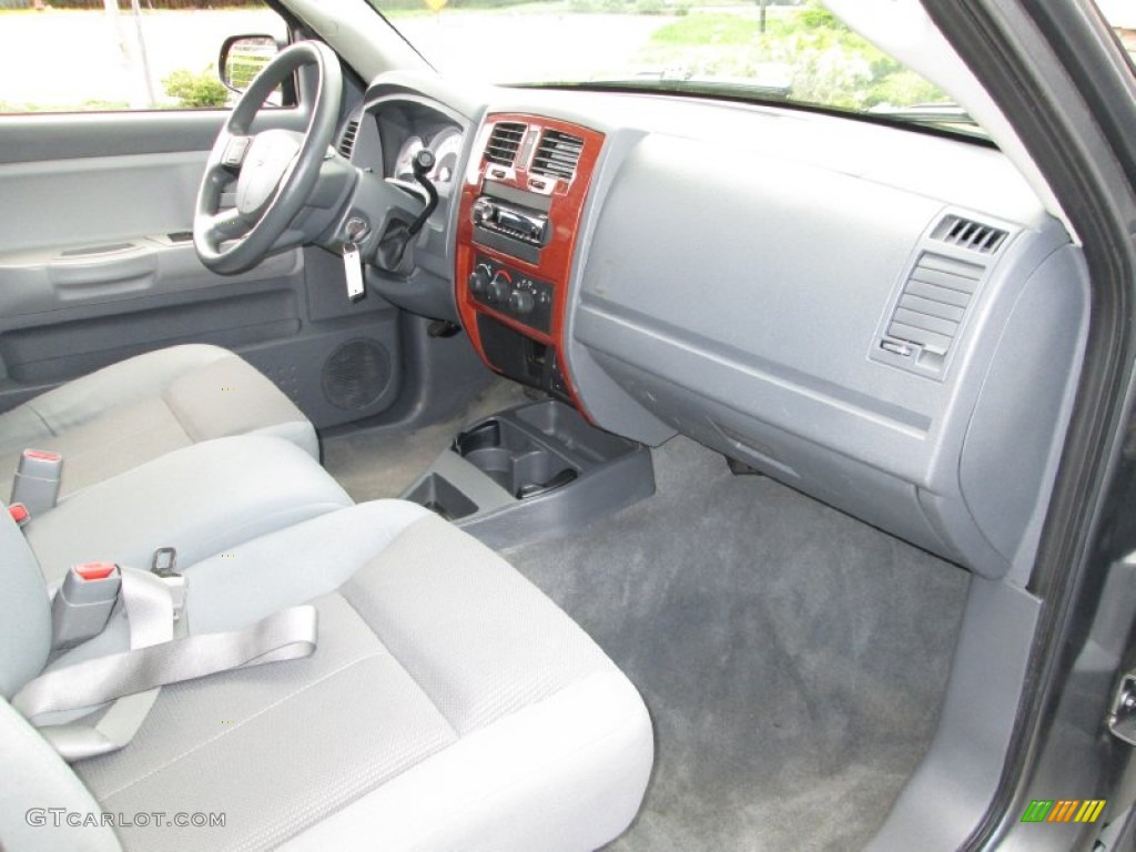 2005 Dodge Dakota SLT Quad Cab 4x4 Medium Slate Gray Dashboard Photo #80989496