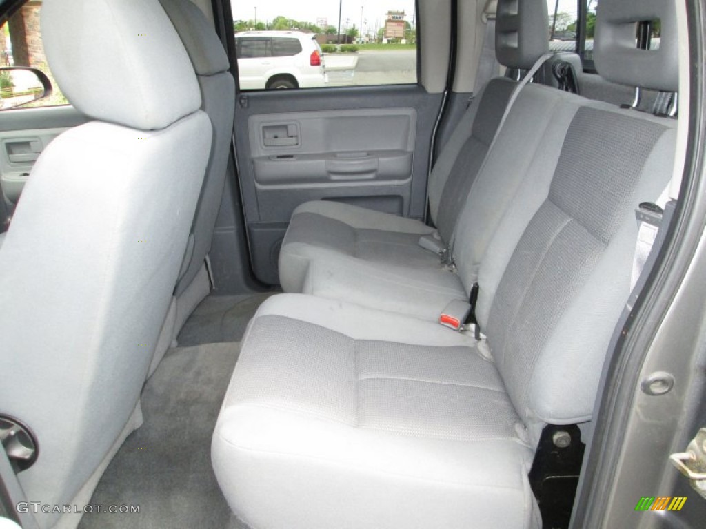 2005 Dodge Dakota SLT Quad Cab 4x4 Rear Seat Photo #80989521