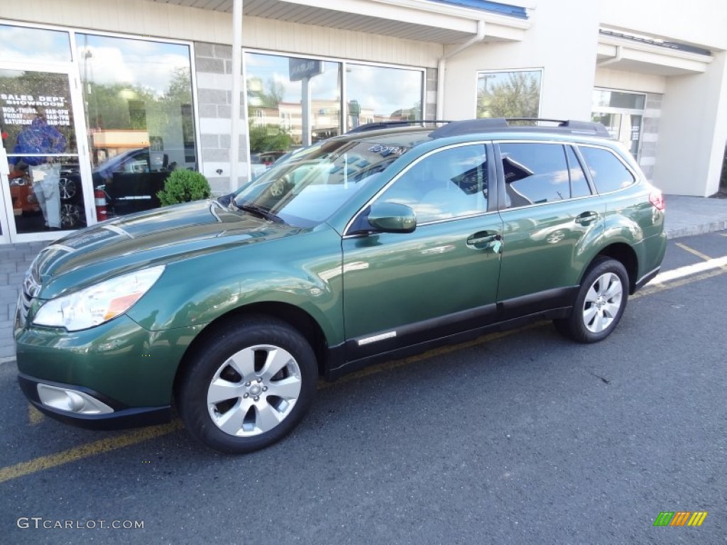 Cypress Green Pearl 2010 Subaru Outback 2.5i Premium Wagon Exterior Photo #80990126