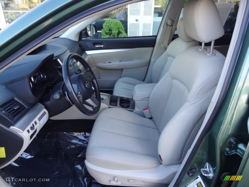 Warm Ivory Interior 2010 Subaru Outback 2.5i Premium Wagon Photo #80990423