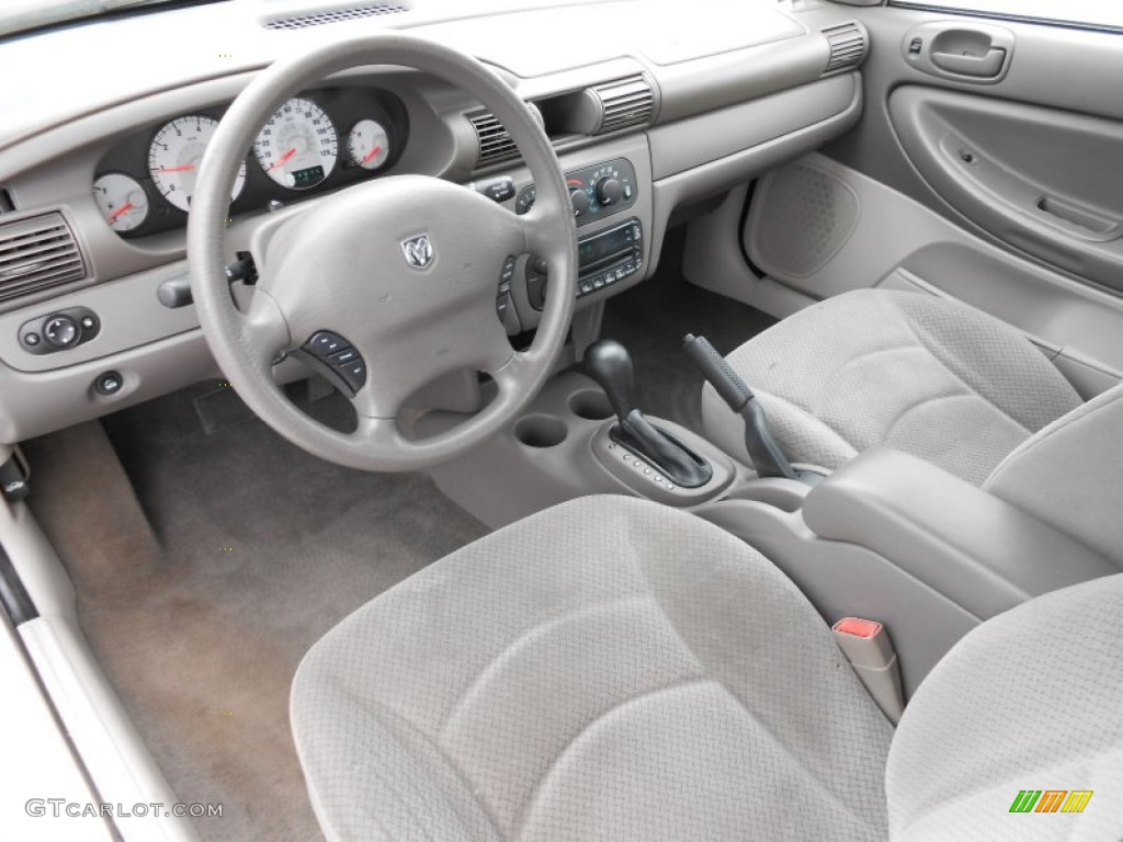 Dark Slate Grey Interior 2006 Dodge Stratus SXT Sedan Photo #80990725