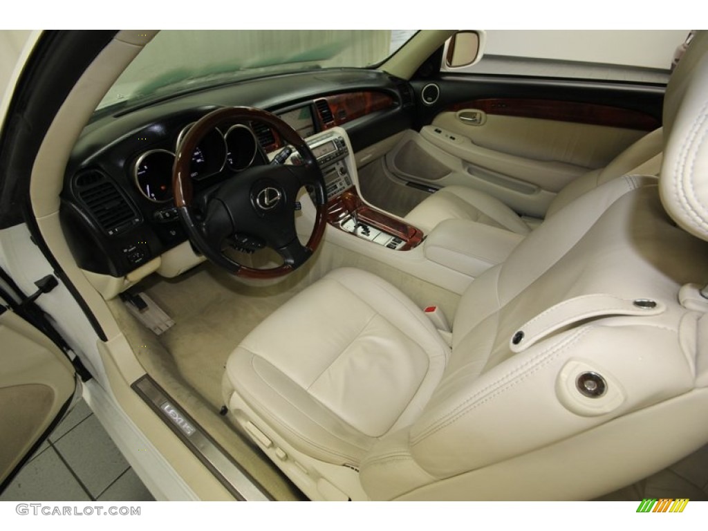 Ecru Interior 2009 Lexus SC 430 Convertible Photo #80991055