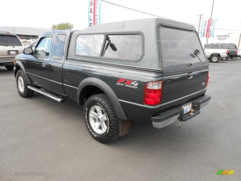 2004 Ranger XLT SuperCab 4x4 - Dark Green Metallic / Medium Dark Flint photo #6