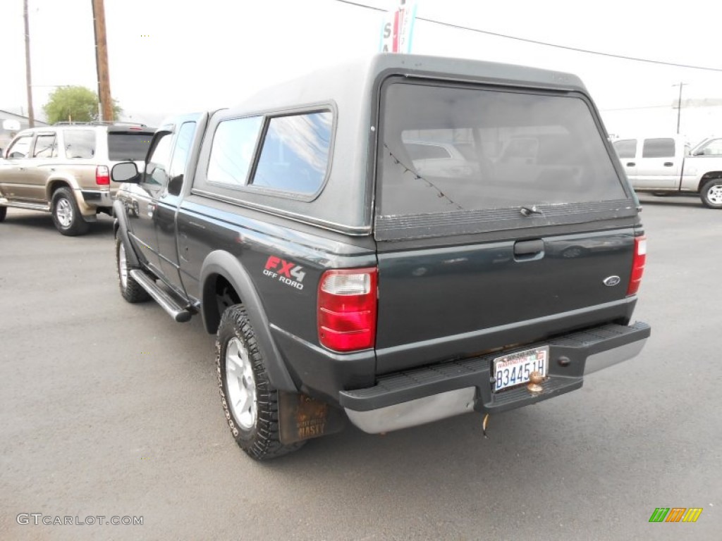 2004 Ranger XLT SuperCab 4x4 - Dark Green Metallic / Medium Dark Flint photo #7