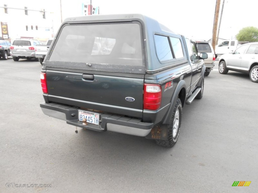2004 Ranger XLT SuperCab 4x4 - Dark Green Metallic / Medium Dark Flint photo #8