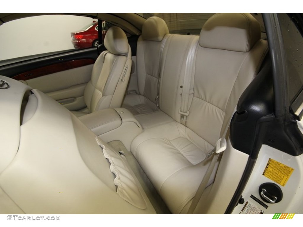 2009 Lexus SC 430 Convertible Rear Seat Photo #80991332