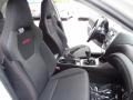 2012 Subaru Impreza WRX Carbon Black Interior Front Seat Photo