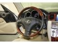 2009 Lexus SC Ecru Interior Steering Wheel Photo