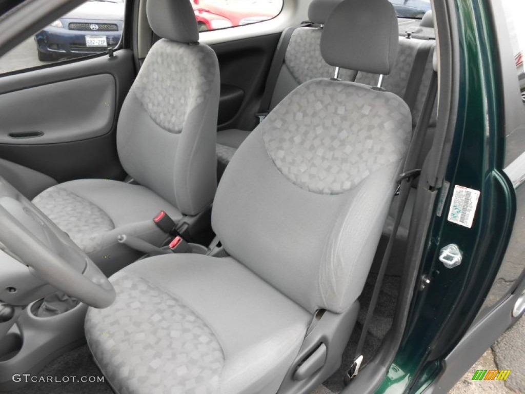 Warm Gray Interior 2000 Toyota ECHO Sedan Photo #80991830