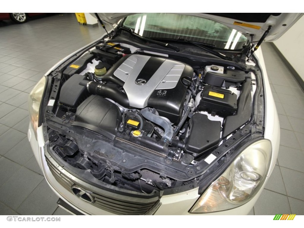 2009 Lexus SC 430 Convertible 4.3 Liter DOHC 32-Valve VVT-i V8 Engine Photo #80991938