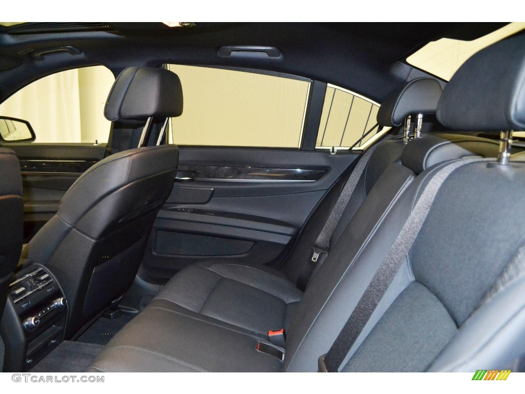Black Interior 2012 BMW 7 Series 740i Sedan Photo #80992043