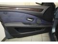 Dark Blue Dakota Leather Door Panel Photo for 2008 BMW 5 Series #80992339