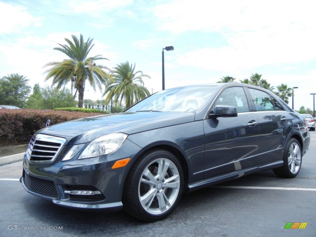 Steel Grey Metallic 2013 Mercedes-Benz E 350 Sedan Exterior Photo #80992609