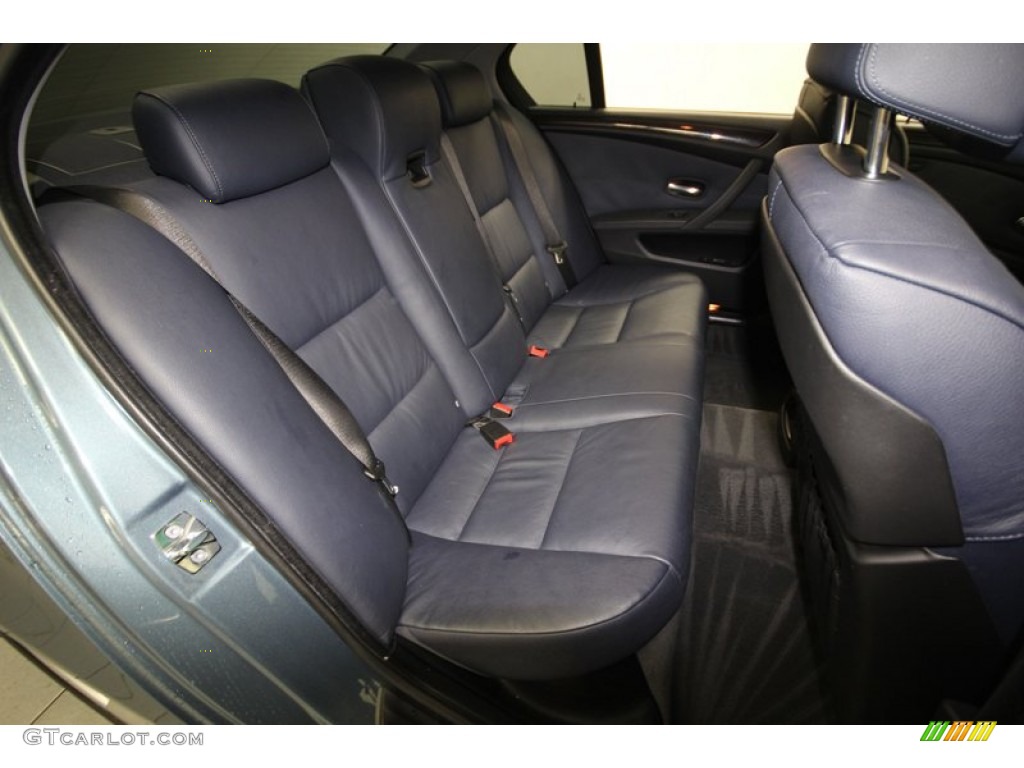 2008 BMW 5 Series 528i Sedan Rear Seat Photo #80992838