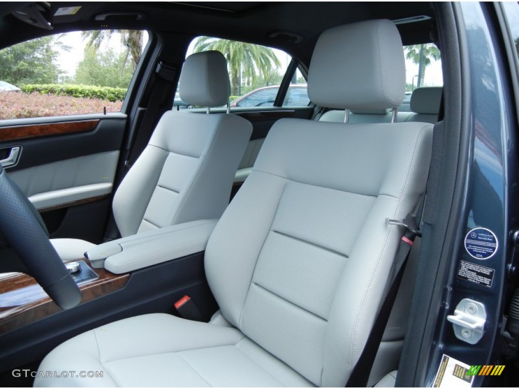 Ash/Black Interior 2013 Mercedes-Benz E 350 Sedan Photo #80992846