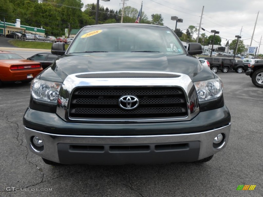 2008 Tundra SR5 Double Cab - Timberland Green Mica / Graphite Gray photo #2