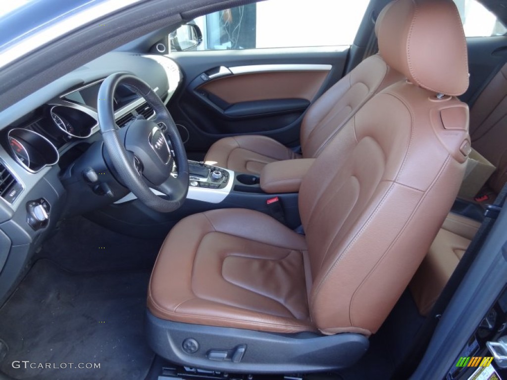 Cinnamon Brown Interior 2010 Audi A5 3.2 quattro Coupe Photo #80993177