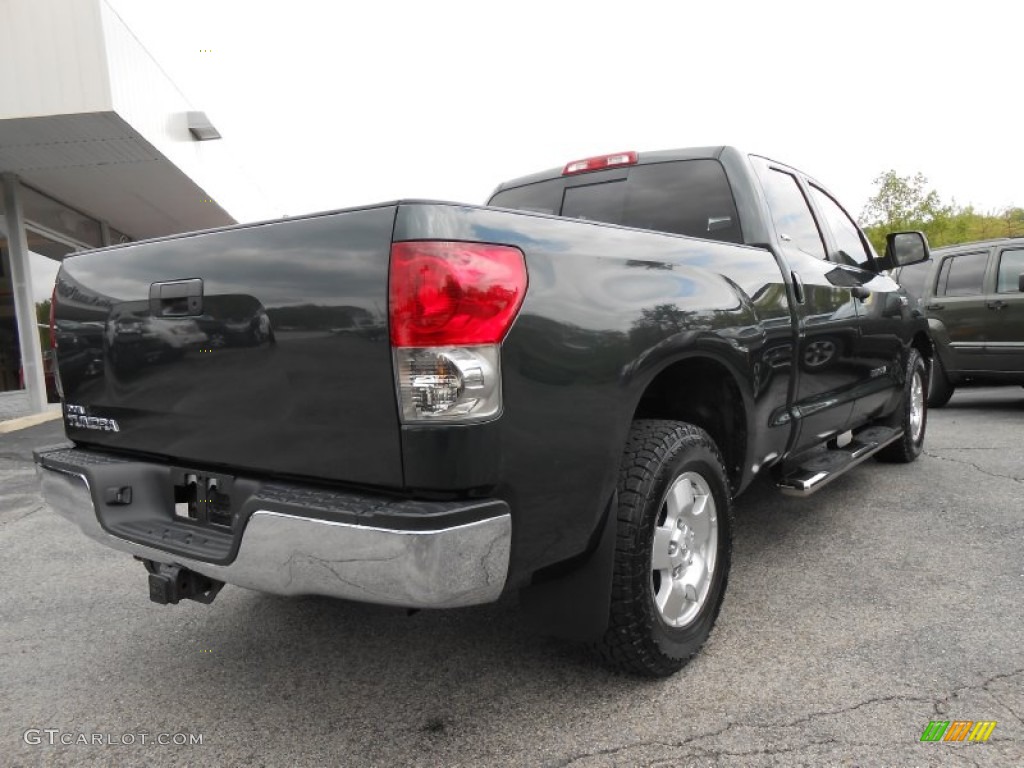 2008 Tundra SR5 Double Cab - Timberland Green Mica / Graphite Gray photo #7