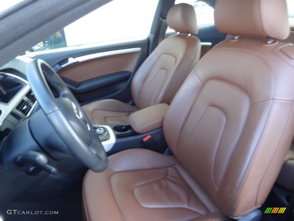 Cinnamon Brown Interior 2010 Audi A5 3.2 quattro Coupe Photo #80993218