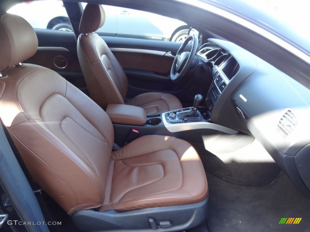Cinnamon Brown Interior 2010 Audi A5 3.2 quattro Coupe Photo #80993255