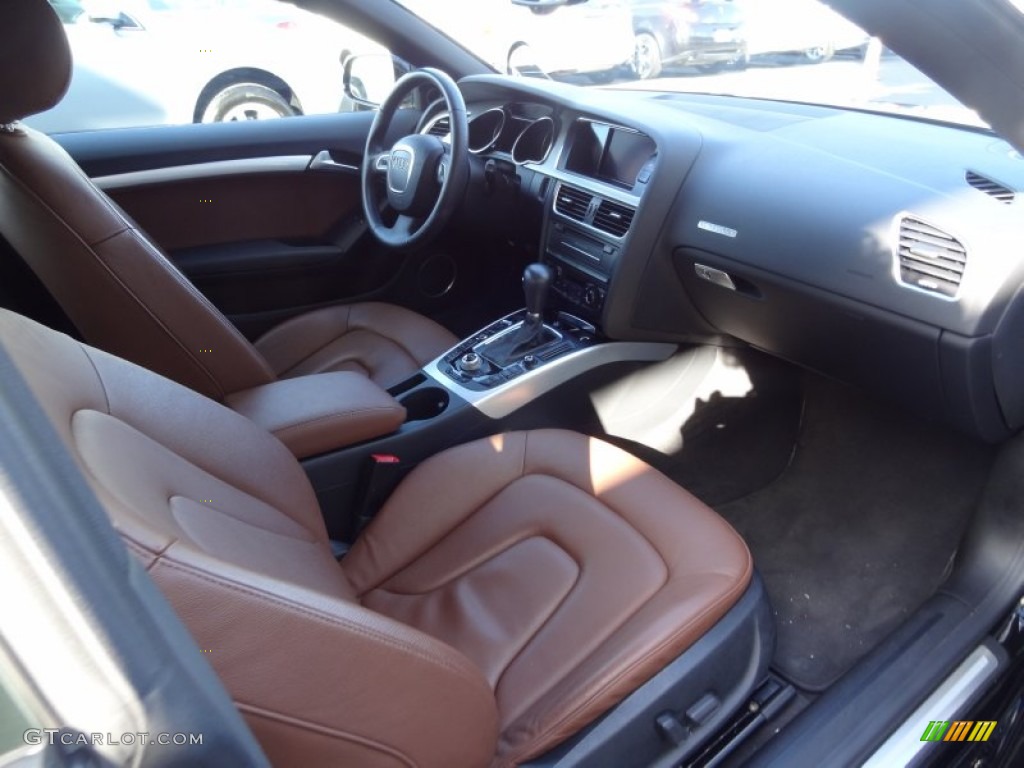 Cinnamon Brown Interior 2010 Audi A5 3.2 quattro Coupe Photo #80993286