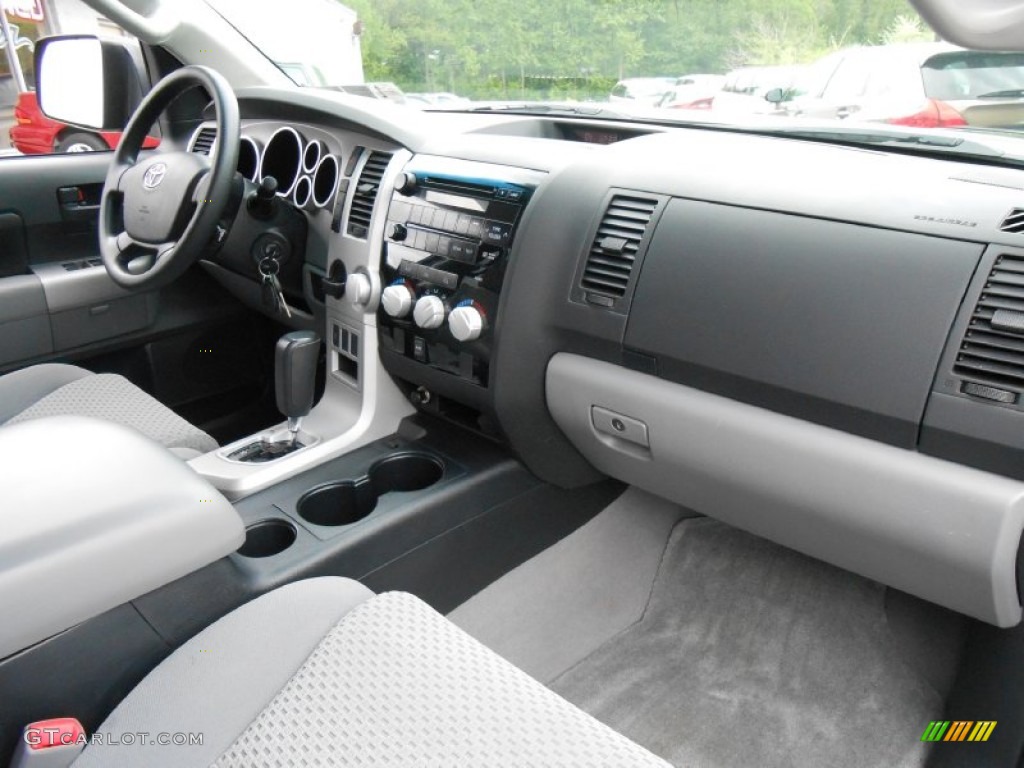 2008 Toyota Tundra SR5 Double Cab Graphite Gray Dashboard Photo #80993334