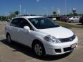 2008 Fresh Powder White Nissan Versa 1.8 SL Sedan  photo #3