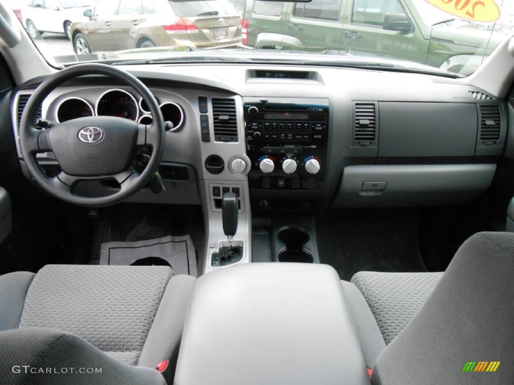 2008 Toyota Tundra SR5 Double Cab Graphite Gray Dashboard Photo #80993472