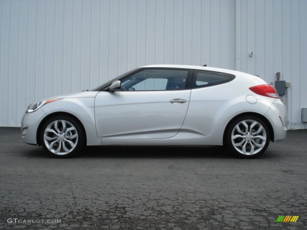 Ironman Silver 2012 Hyundai Veloster Standard Veloster Model Exterior Photo #80993687