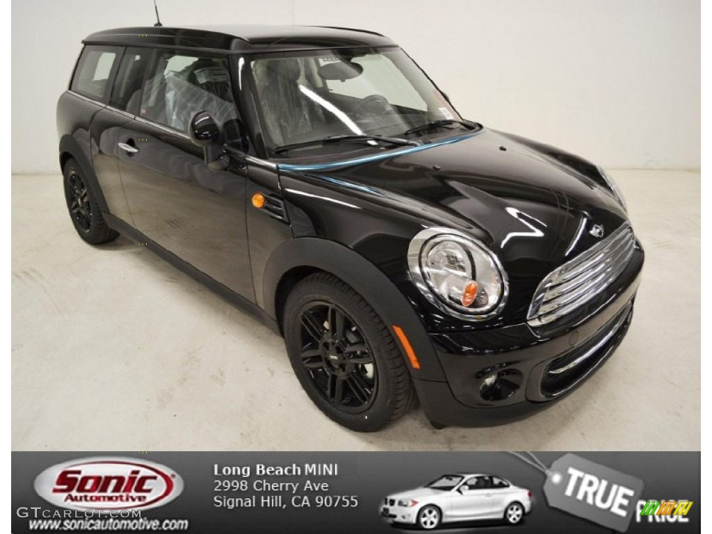 2013 Cooper Clubman - Midnight Black Metallic / Carbon Black photo #1