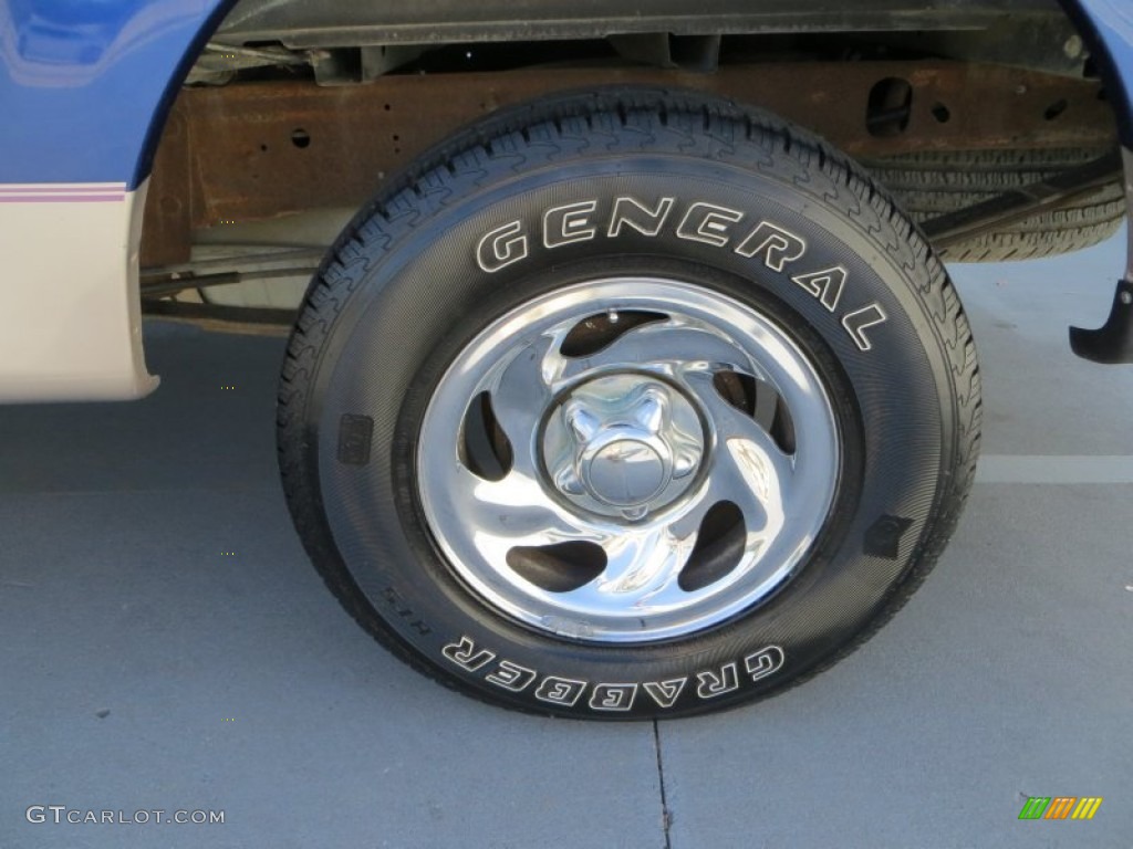 1997 F150 XL Regular Cab - Moonlight Blue Metallic / Medium Prairie Tan photo #12