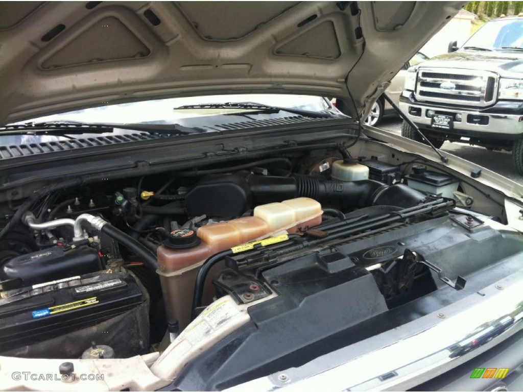 1999 Ford F250 Super Duty XLT Extended Cab 4x4 6.8 Liter SOHC 20-Valve Triton V10 Engine Photo #80995165