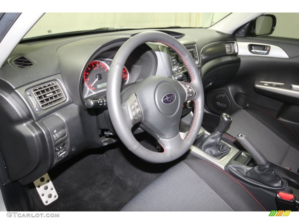 2009 Subaru Impreza WRX Wagon Carbon Black Dashboard Photo #80995342