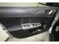Carbon Black 2009 Subaru Impreza WRX Wagon Door Panel