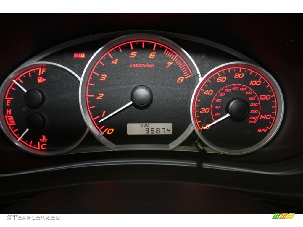 2009 Subaru Impreza WRX Wagon Gauges Photos