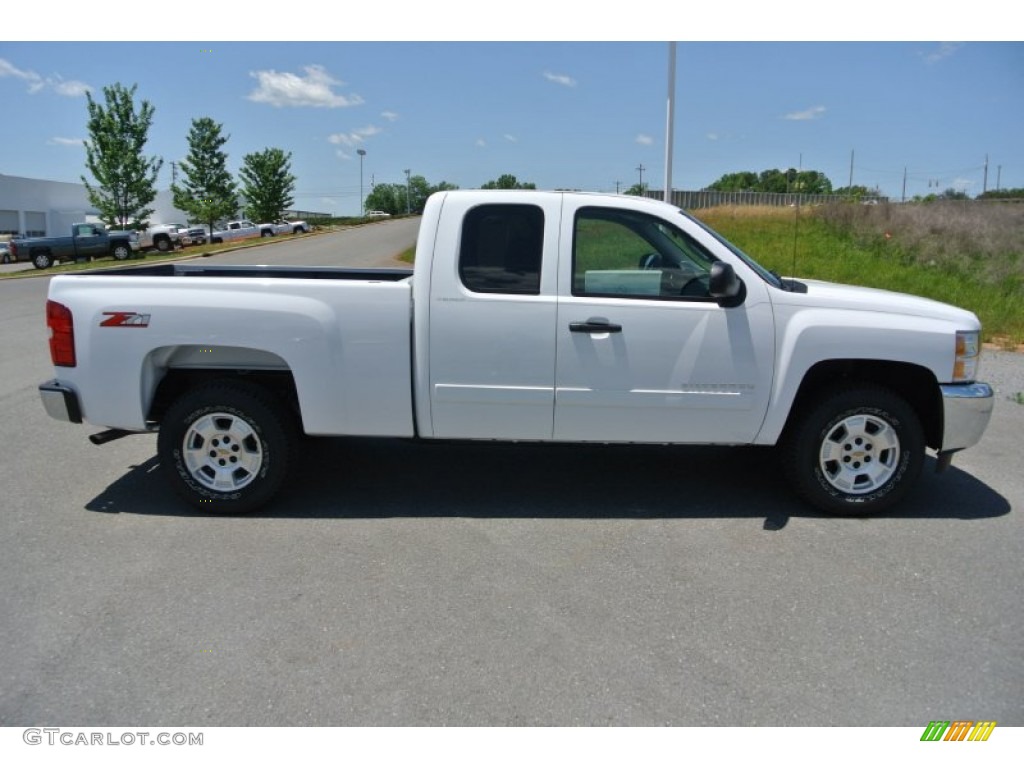 2013 Silverado 1500 LT Extended Cab - Summit White / Ebony photo #6