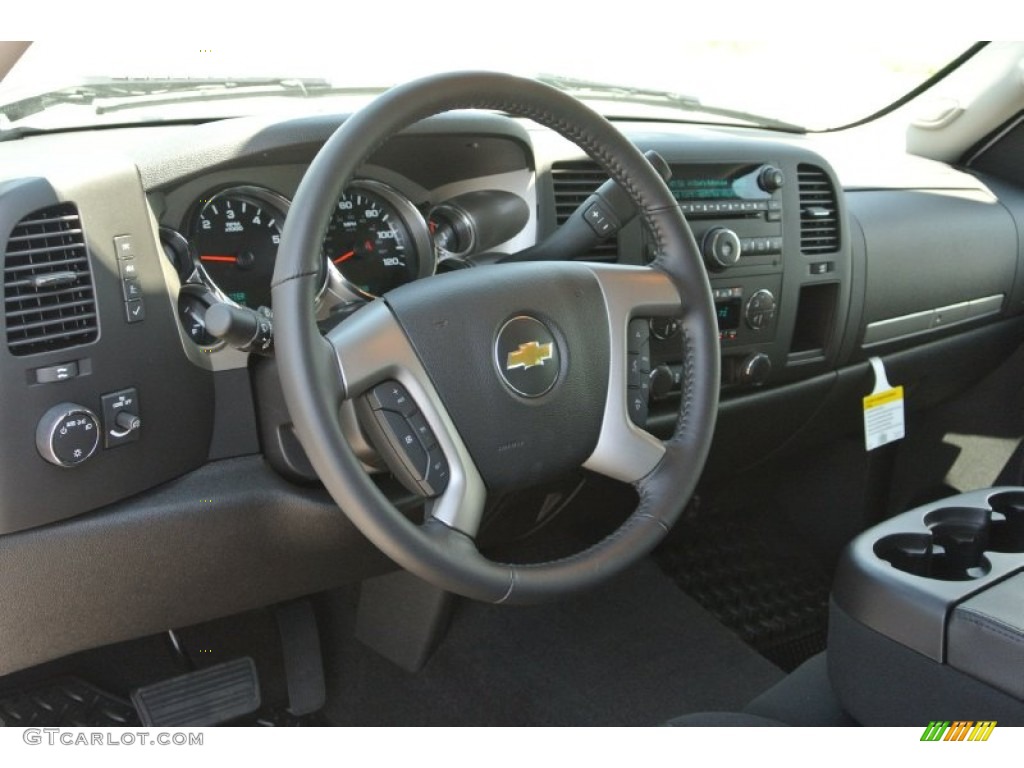 2013 Silverado 1500 LT Extended Cab - Summit White / Ebony photo #20