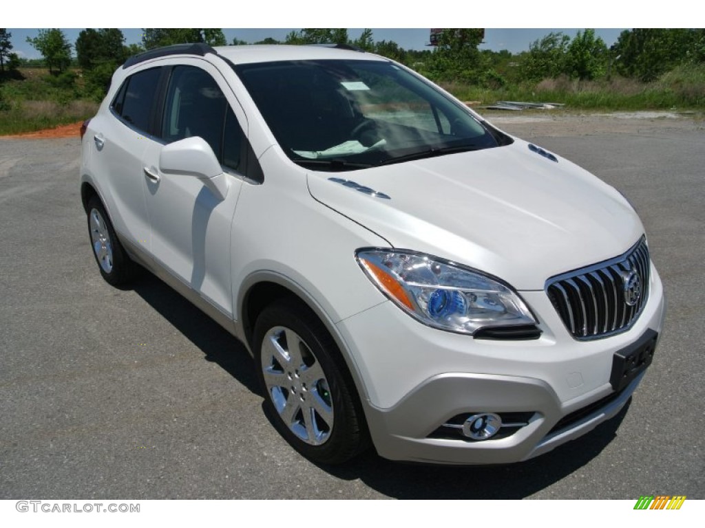 White Pearl Tricoat 2013 Buick Encore Leather Exterior Photo #80996939