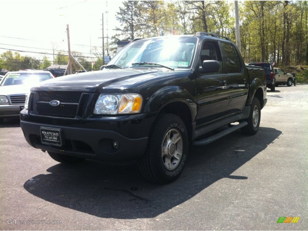 Black Clearcoat Ford Explorer Sport Trac