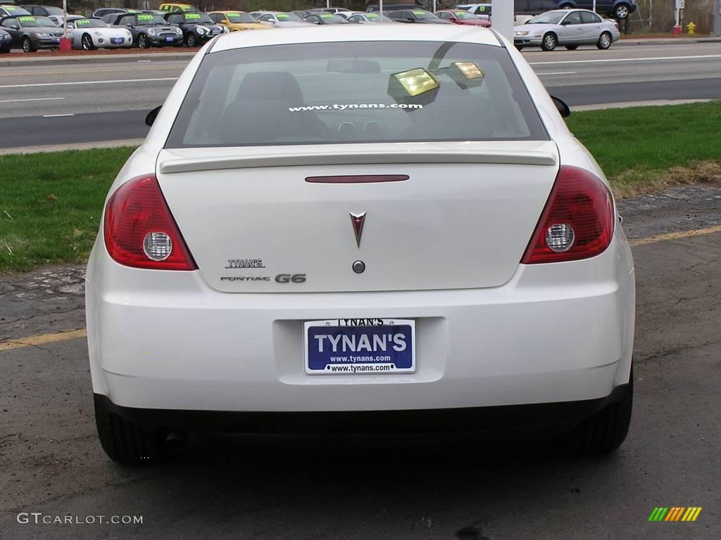 2006 G6 Sedan - Ivory White / Ebony photo #3