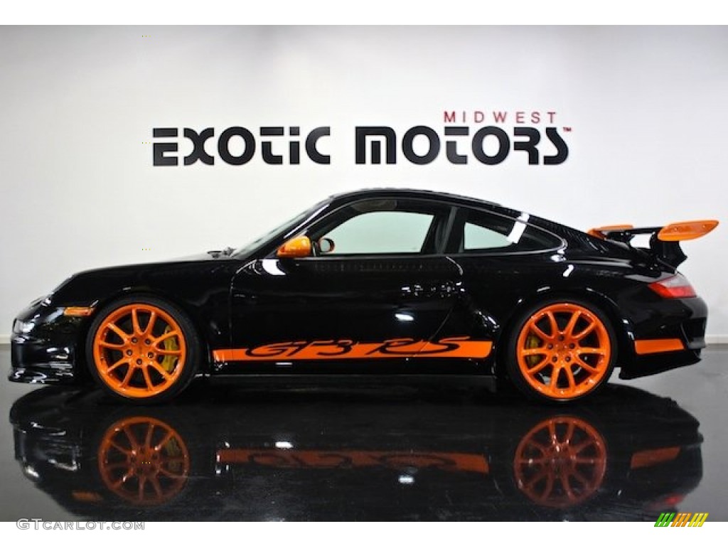 2007 911 GT3 RS - Orange/Black / Black w/Alcantara photo #1