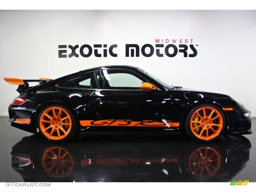 2007 911 GT3 RS - Orange/Black / Black w/Alcantara photo #2