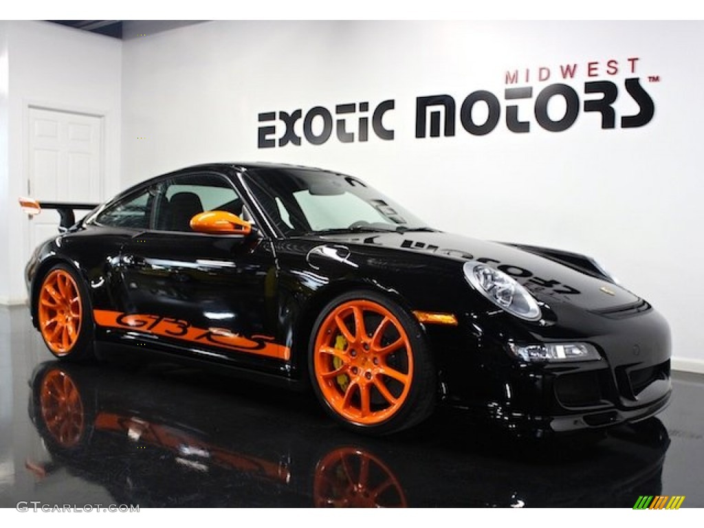 Orange/Black 2007 Porsche 911 GT3 RS Exterior Photo #80997878