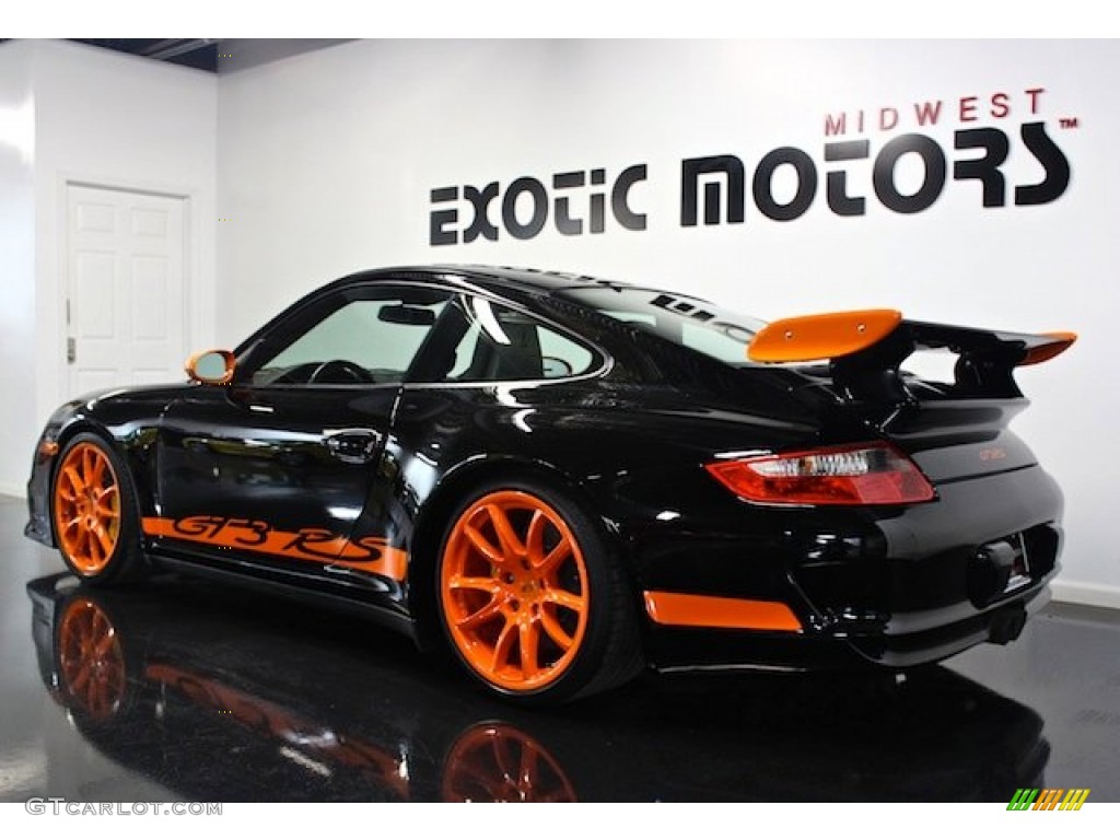 2007 911 GT3 RS - Orange/Black / Black w/Alcantara photo #5
