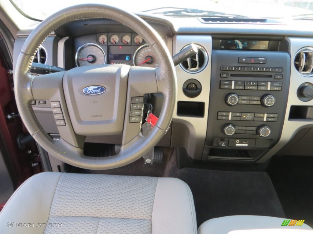 2010 Ford F150 XLT SuperCrew Medium Stone Dashboard Photo #80998082