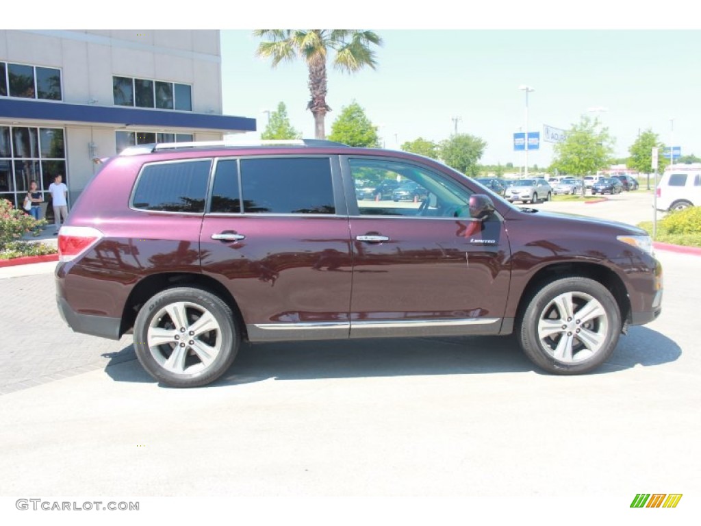 Sizzling Crimson Mica 2011 Toyota Highlander Limited Exterior Photo #80998301