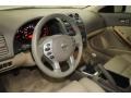 2008 Nissan Altima Blond Interior Steering Wheel Photo
